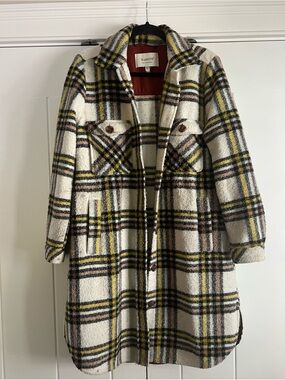 Flannel Plaid Women’s Jacket, Duster